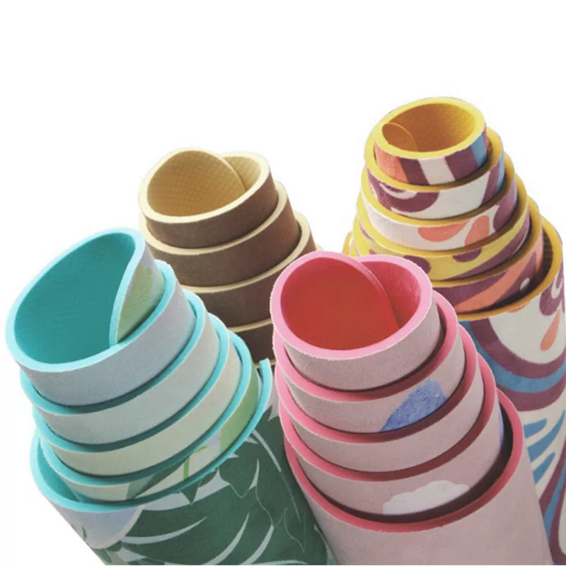 Suede TPE যোগ মাদুর